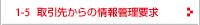 取引先からの情報管理要求