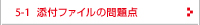 添付ファイルの問題点