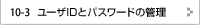 ユーザIDとパスワードの管理