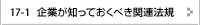 企業が知っておくべき関連法規