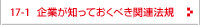 企業が知っておくべき関連法規